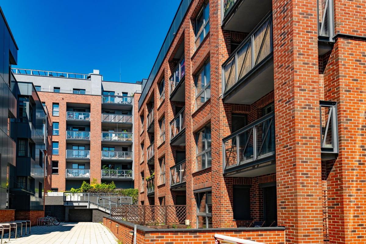 New brick residential development in Europe